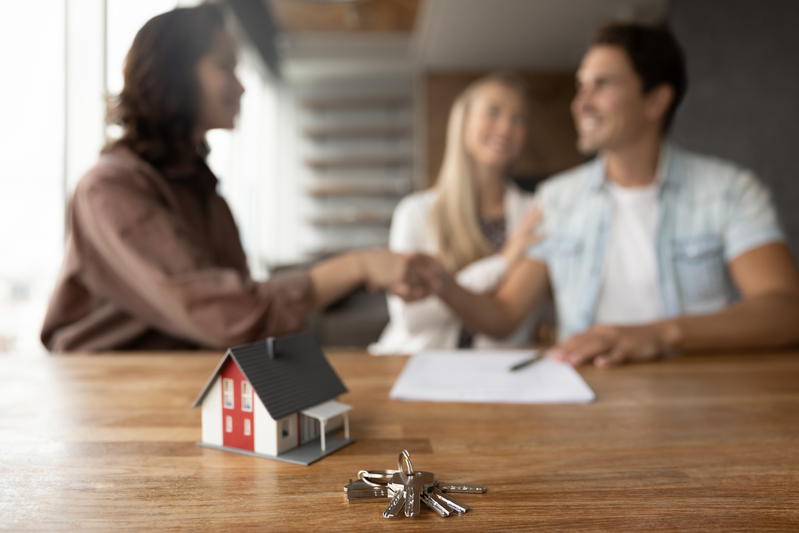 new homeowners finish purchase
