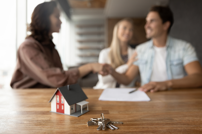 new homeowners finish purchase