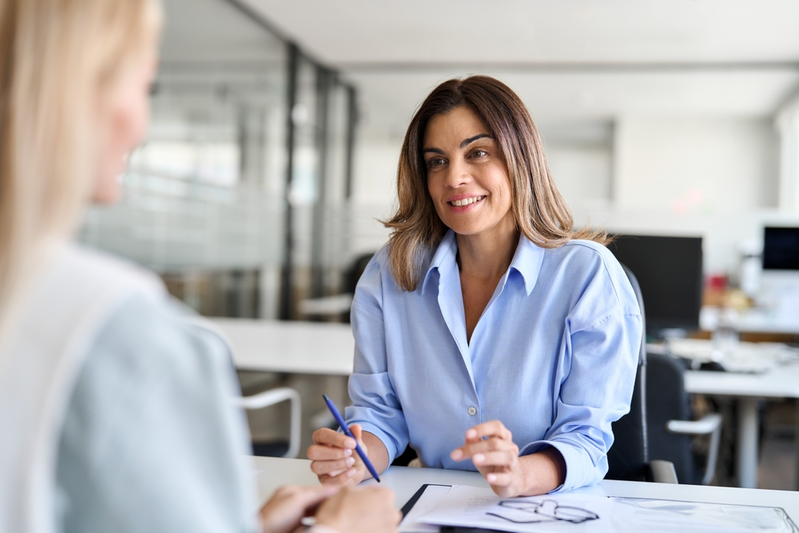 business woman in meeting